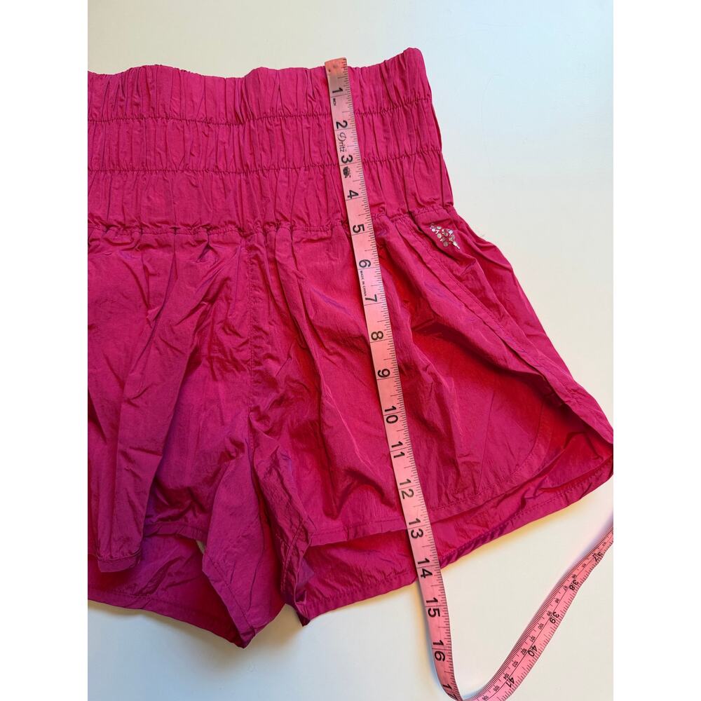 Free People Movement Womens The Way Home Run Shorts Size S Pink Gym Athleisure - Picture 8 of 9